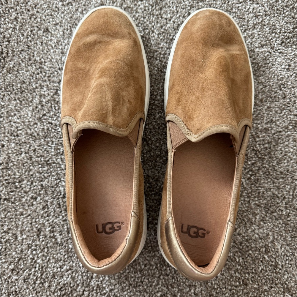 UGG Tan Loafers Slip-Ons for Effortless Style